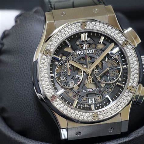 hublot fusion diamond bezel|Hublot Classic Fusion Men's Luxury Automatic Diamond Bezel .